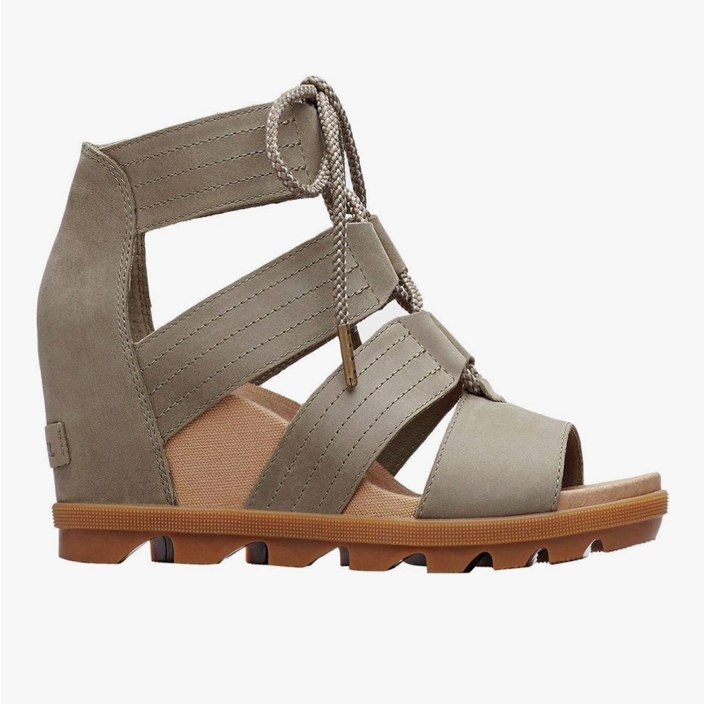 Sorel Joanie II Leather Wedge Sandals
